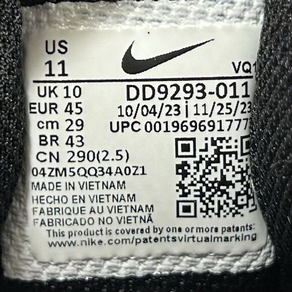 Nike Downshifter 12 DD9293-011 Women’s Size 11 Wolf Grey Volt Running Shoes Used - Picture 13 of 13